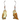 A pair of dangle earrings featuring two barn owls made from recycled paperboard. The earrings have a silver-toned hook and bead. The background of the packaging shows a barn and a night sky with stars. The packaging also includes the text "Jabebo Studio Inspire Curiosity" and "Barn Owl post-consumer paperbourd."