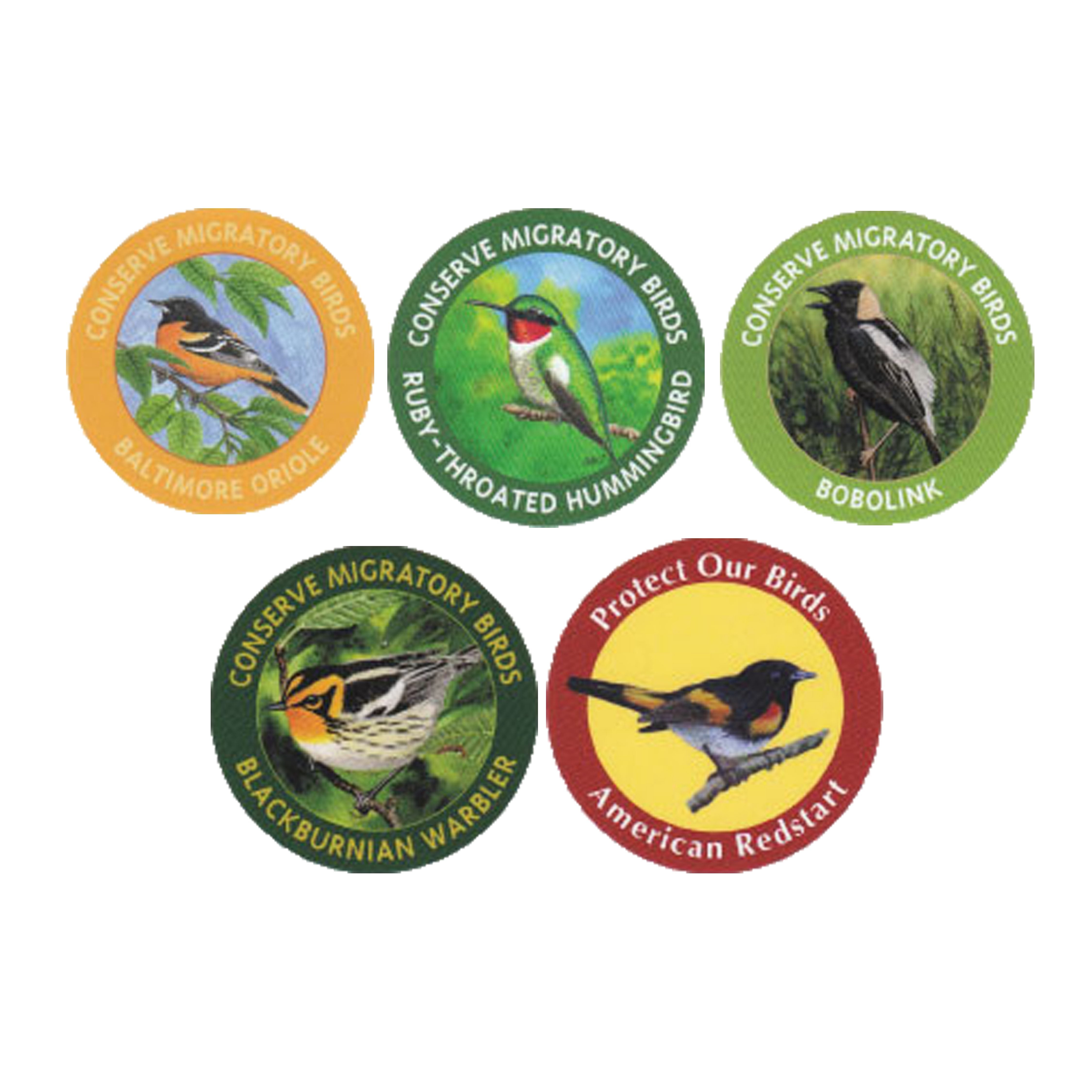 Mixed Set III: Songbird Stickers – Environment for the Americas